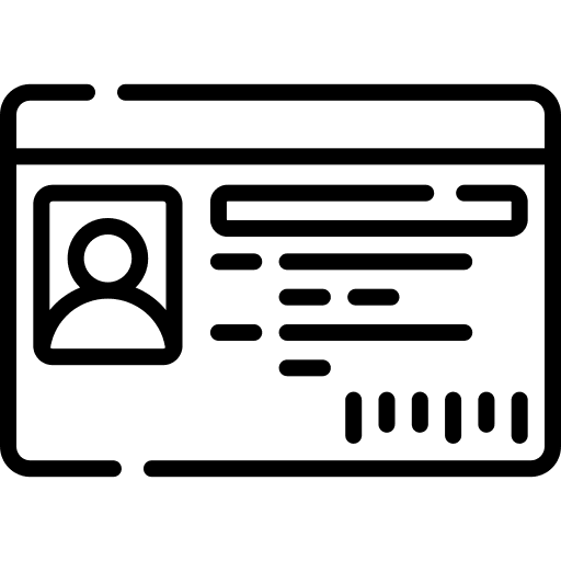 Drivers License Icon