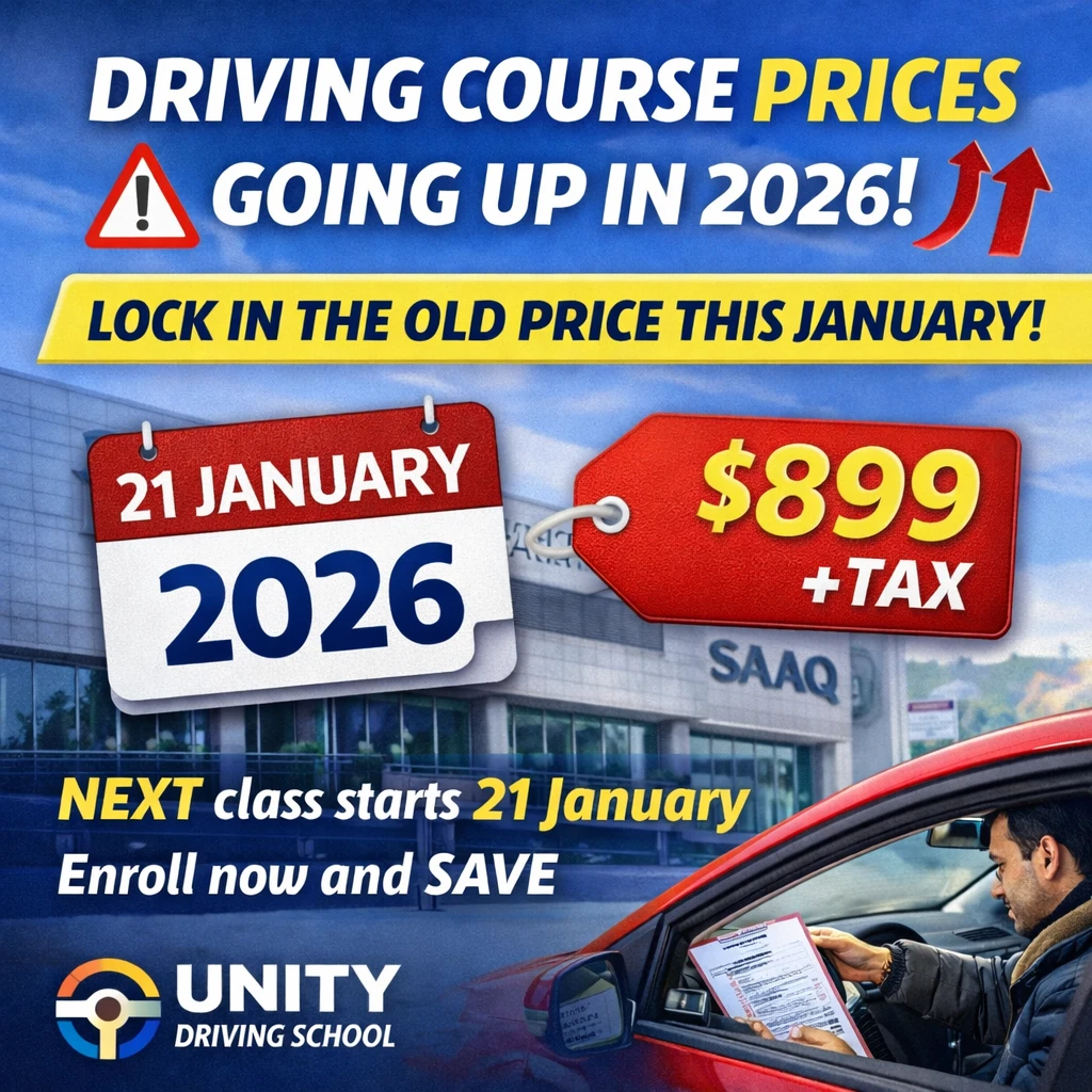 Unity_Driving_School_2026_Price_Increase_Offer