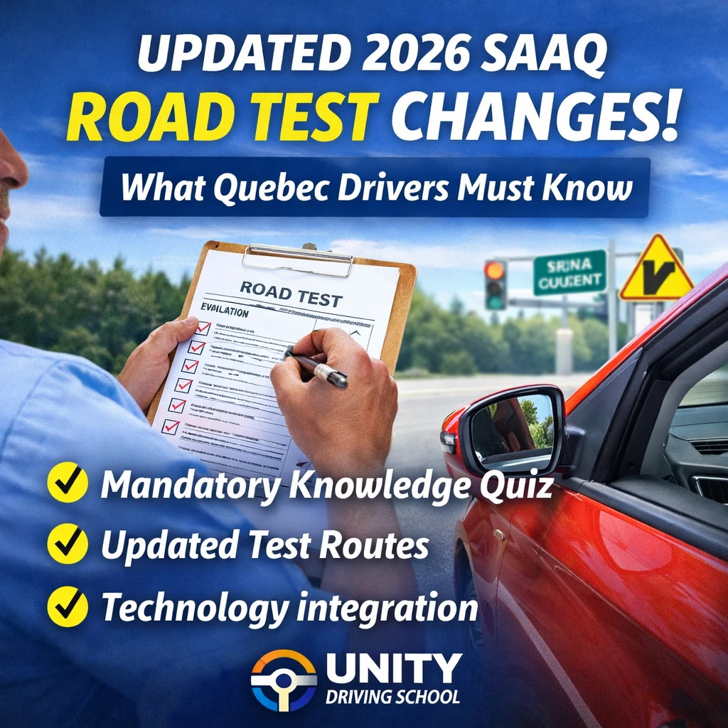 Unity_Driving_School_Updated_2026_SAAQ_Road_Test