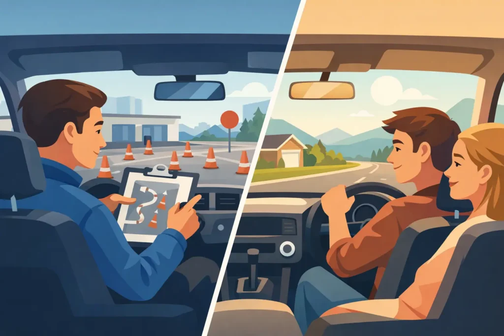 Driving School vs Private Practice: What Works?