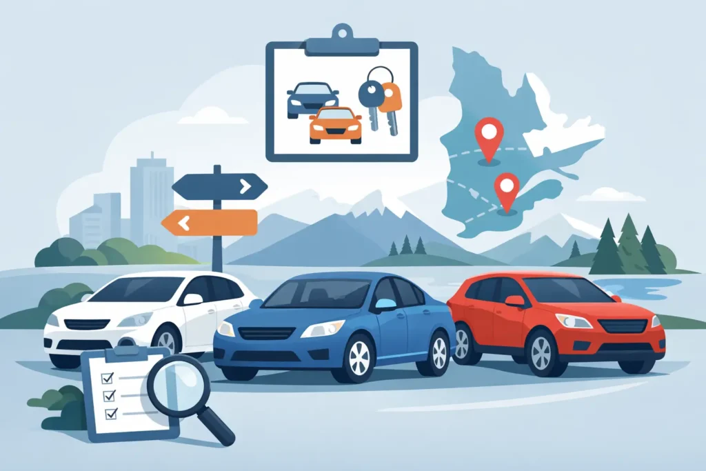 Road Test Car Rental Comparison for Quebec Drivers