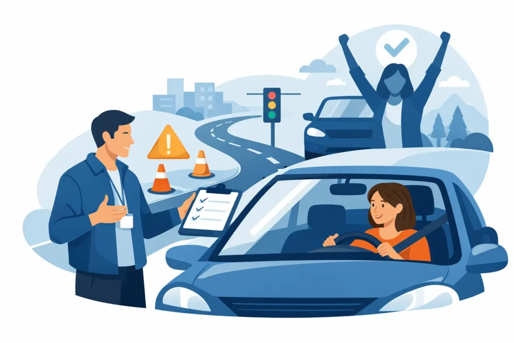 How Driving Instructors Build Road-Test Confidence